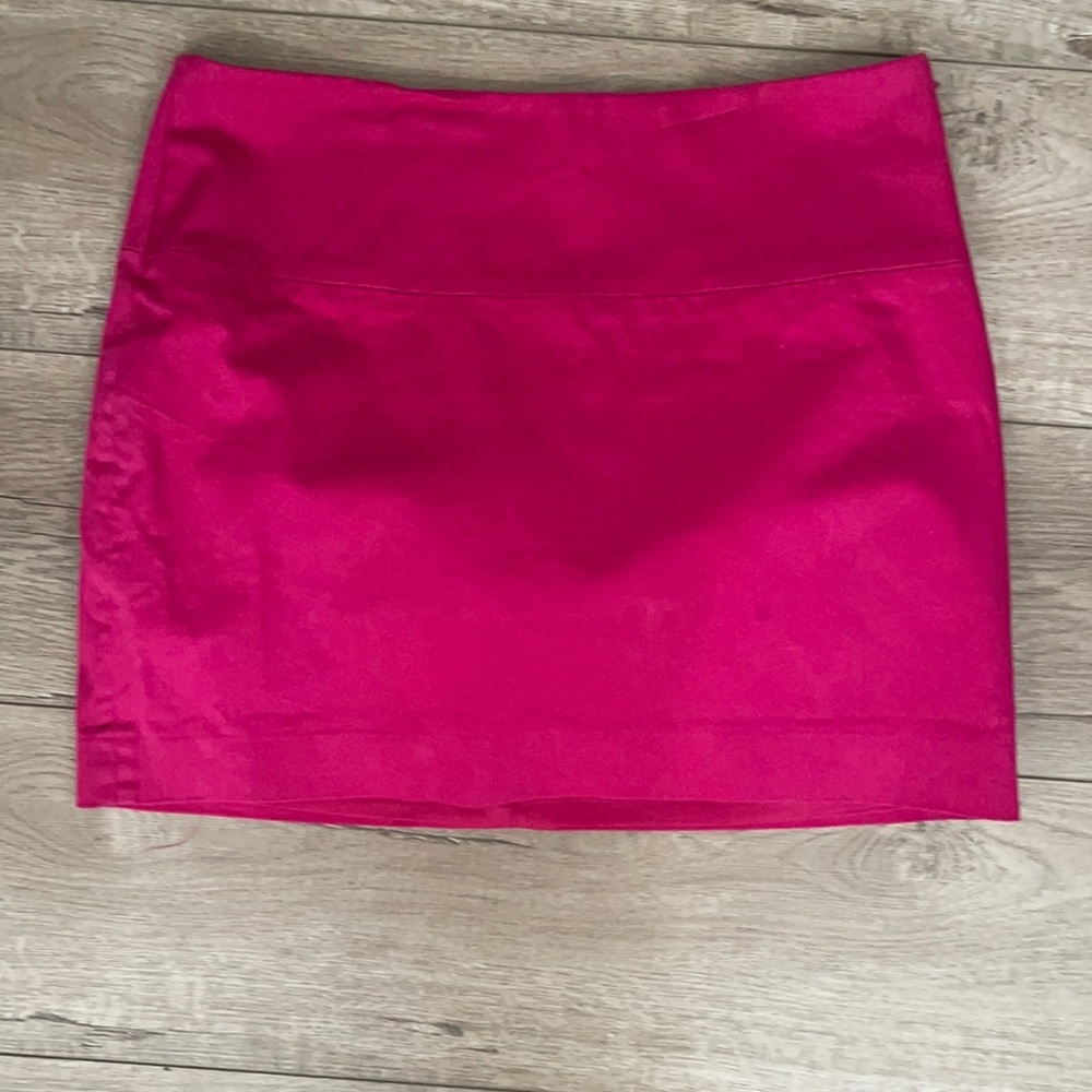 Hot pink skirt